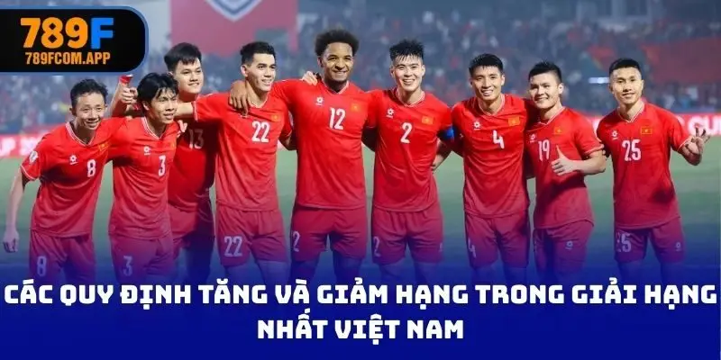 Các quy định tăng và giảm hạng trong giải hạng nhất Việt Nam