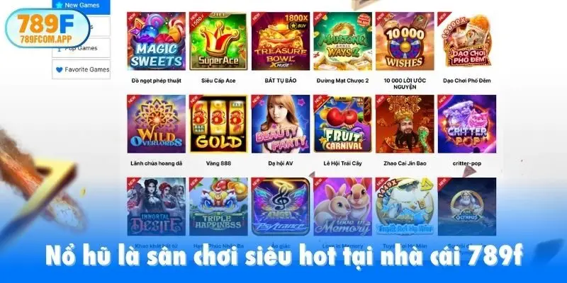 Nổ hũ là sân chơi siêu hot tại nhà cái 789f